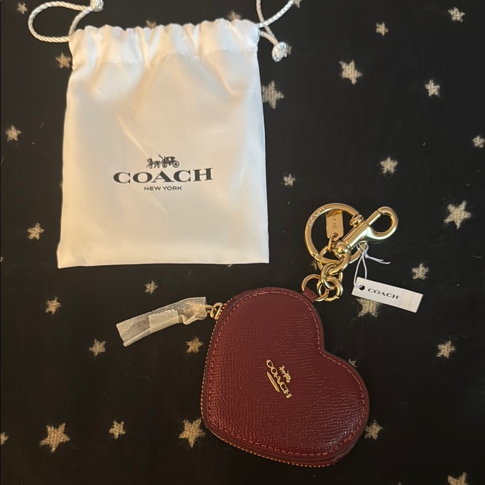 Coach Heart Charm